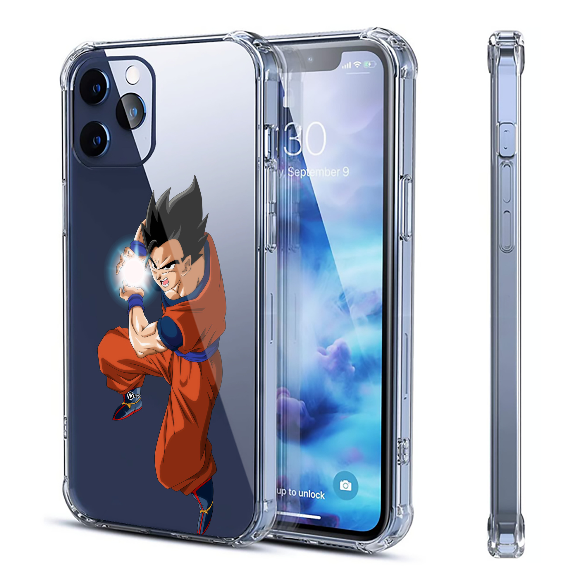 （画像用） ドラゴンボール 孫 悟飯（そんごはん）DRAGON BALL Son Gohan 【iPhone 12シリーズ対応】透明スマホケース（クリアソフトケース）
